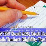 Tamilnadu TET Results 2023